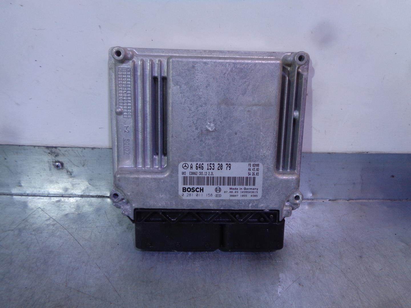 MERCEDES-BENZ E-Class W211/S211 (2002-2009) Motorkontrollenhet ECU A6461532079, 0281011158 24225387