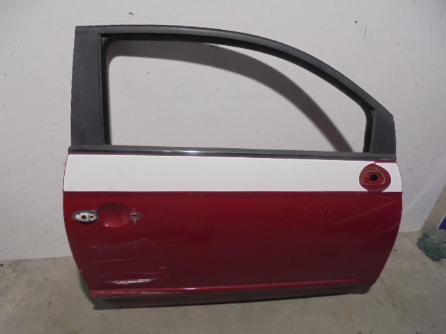 FIAT 500 2 generation (2008-2024) Front Right Door ROJAYBLANCA, 3PUERTAS, 51779919+ 24549855