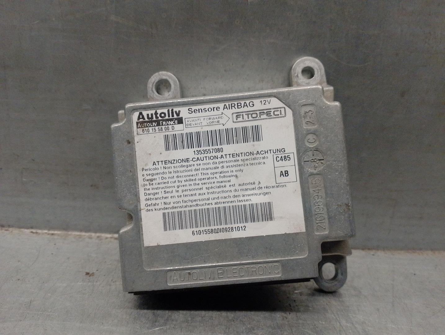 CITROËN Nemo 1 generation (2008-2015) SRS Control Unit 1353557080, 610155800D, AUTOLIV 24212615