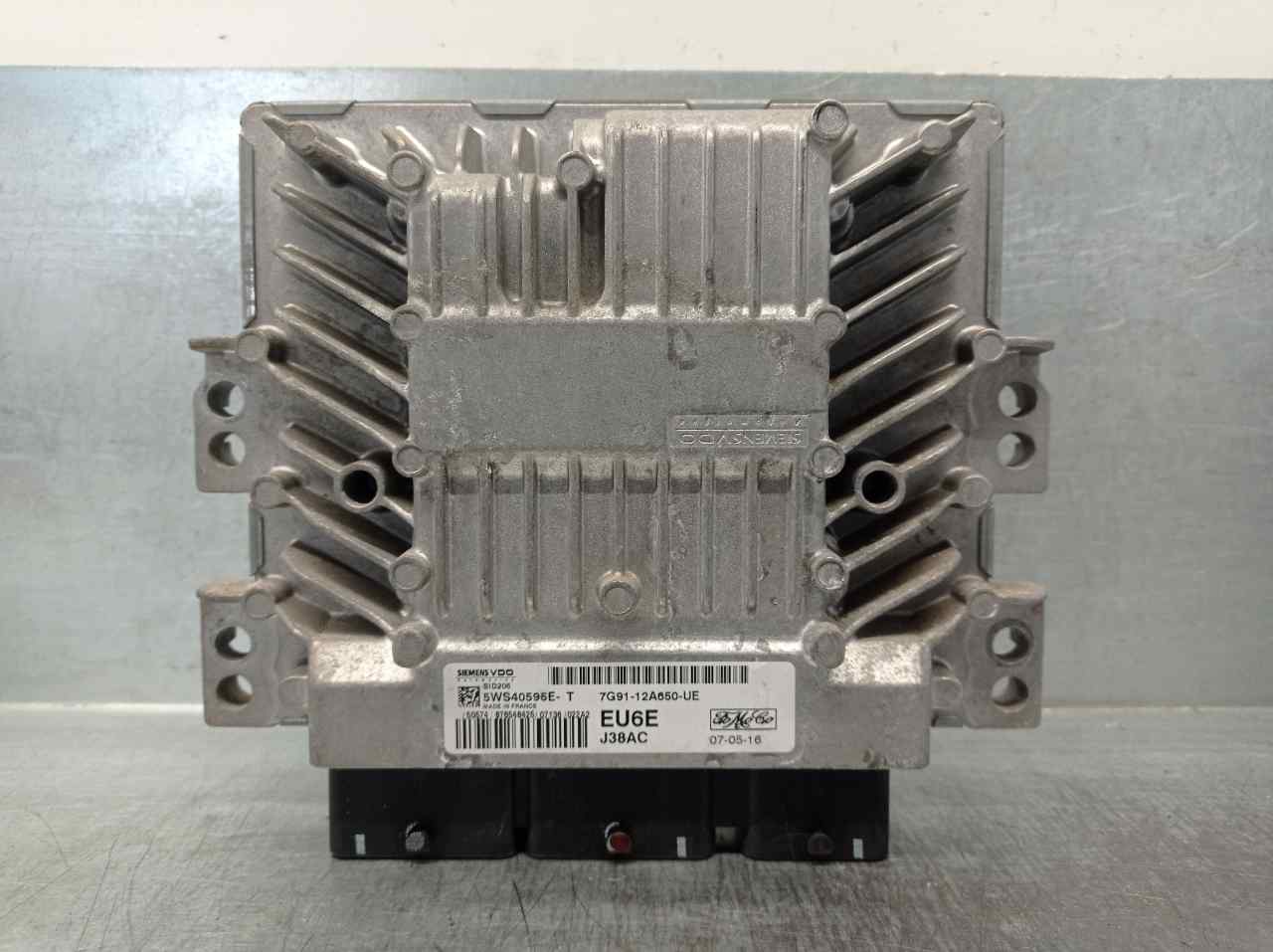 FORD Mondeo 4 generation (2007-2015) Engine Control Unit ECU 7G9112A650UE, 5WS40595E, SIEMENS 21700895