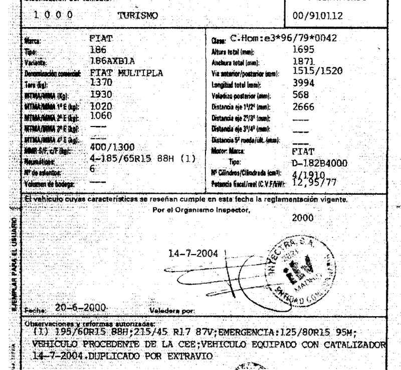 FIAT Multipla 1 generation (1999-2010) Aripa stânga față +AZULCLARO 19670591