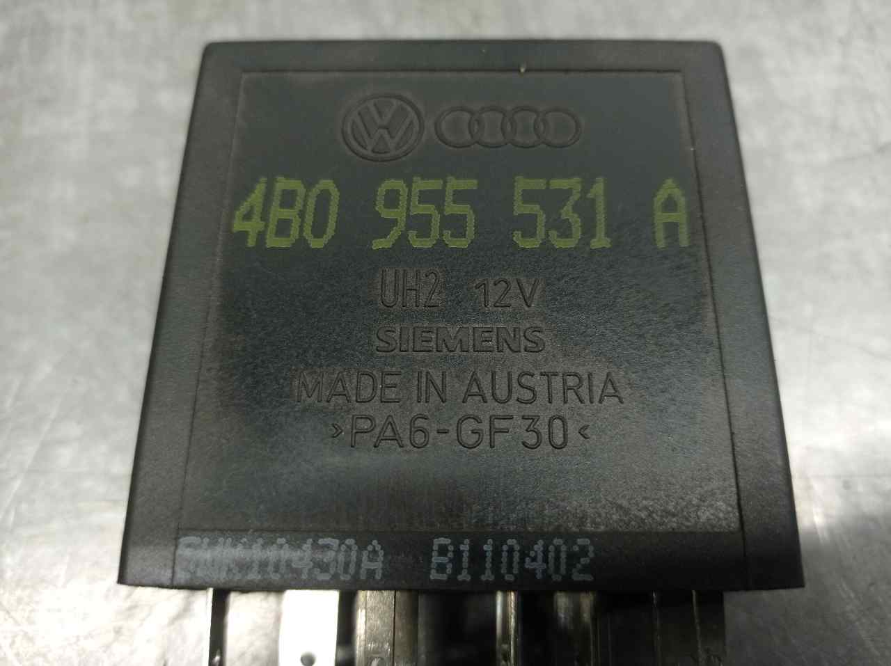 AUDI A3 8L (1996-2003) Relays 4B0955531A, 5WK10430A 21258302