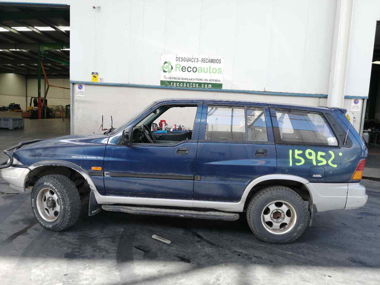 SSANGYONG Bal első sárvédő +AZUL 19836890