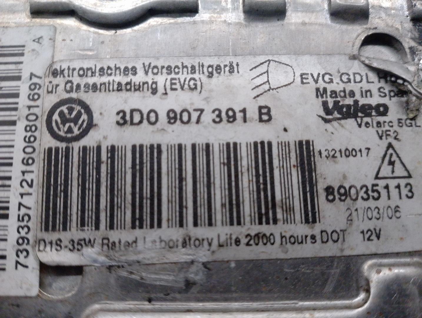 VOLKSWAGEN Touareg 1 generation (2002-2010) Xenon Light Control Unit 3D0907391B,89035113,VALEO 19877354