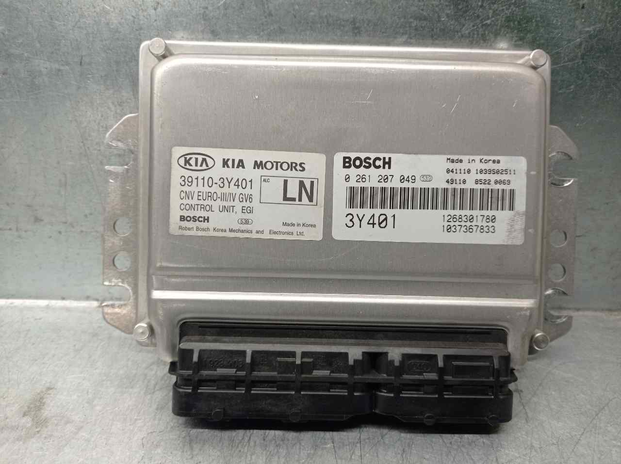 KIA Carnival UP/GQ (1999-2006) Μονάδα ελέγχου κινητήρα ECU 391103Y401,0261207049 19796832