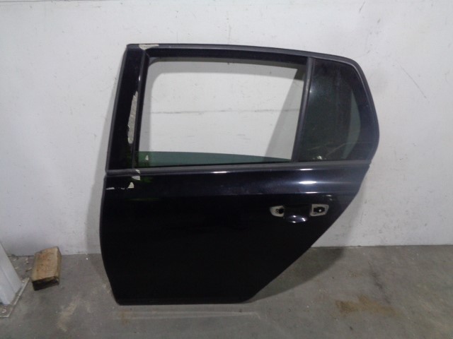 VOLKSWAGEN Golf 6 generation (2008-2015) Rear Left Door 5K6833055K, NEGRA, 5PUERTAS 19910802