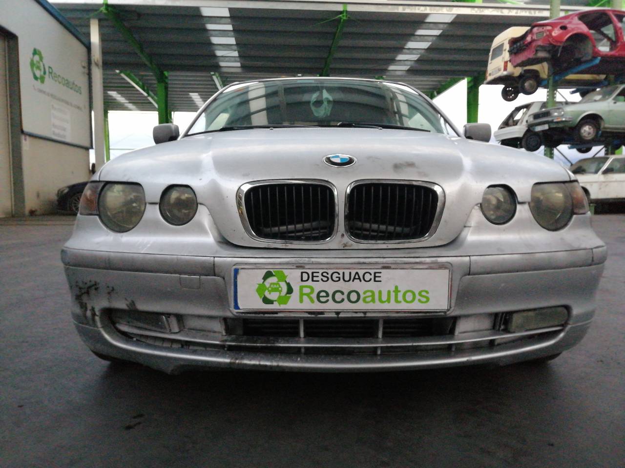 BMW 3 Series E46 (1997-2006) Priekinis dešinys sparnas 41357016206, GRIS 23756366