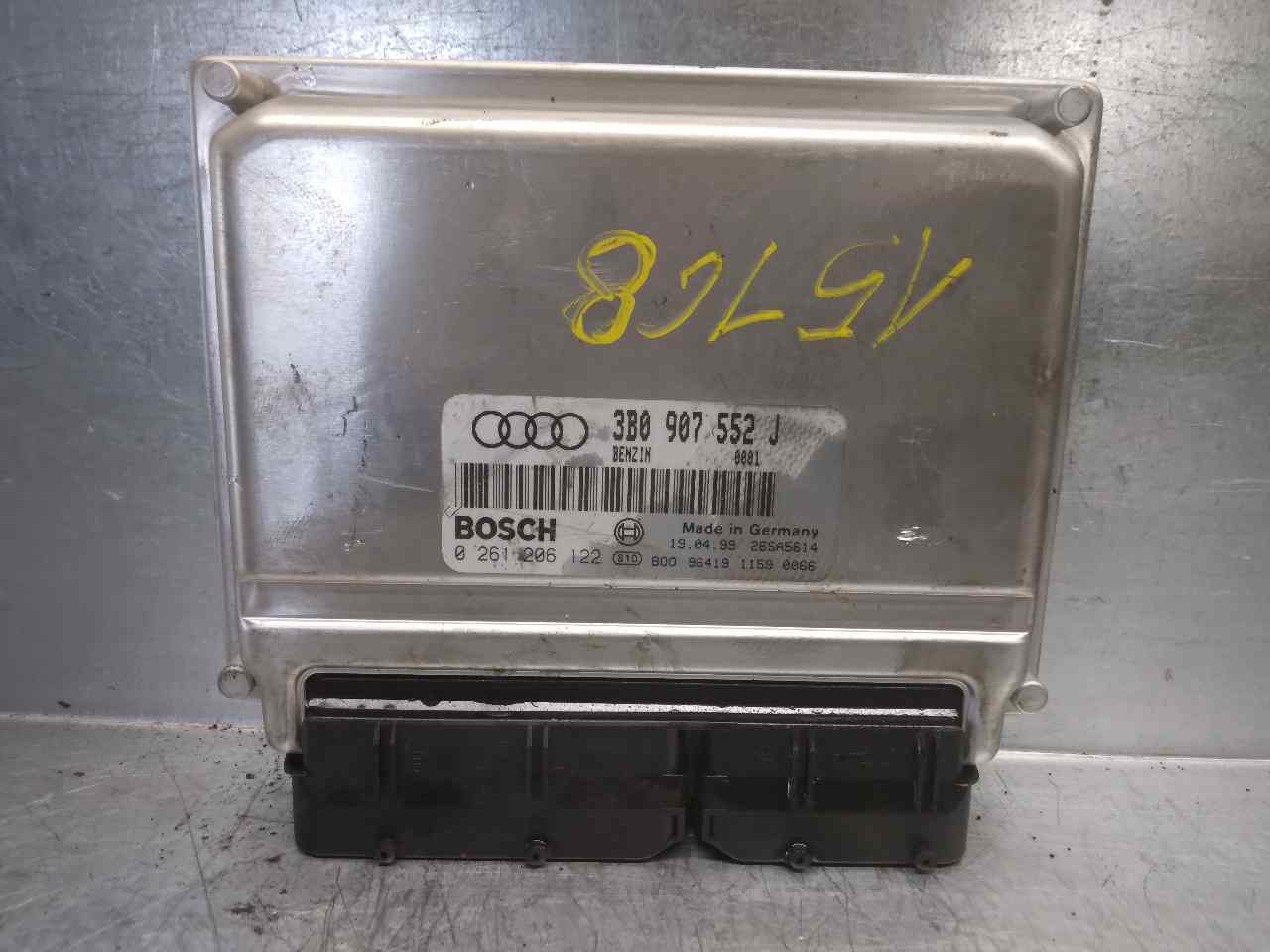 FIAT A3 8L (1996-2003) Motorkontrolenhed ECU 0261206122,3B0907552J+ 19799765