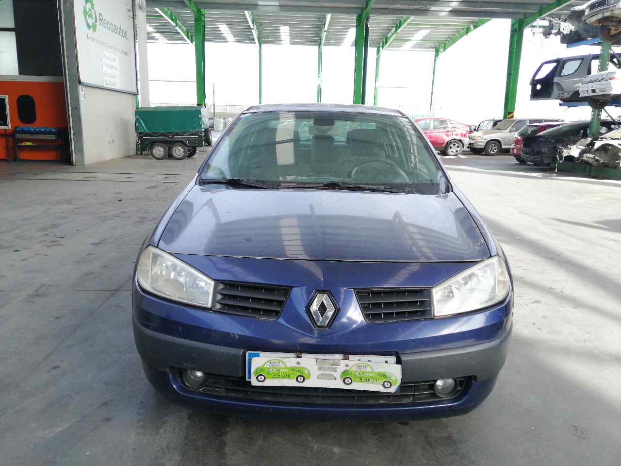 RENAULT Megane 2 generation (2002-2012) Priekinių dešinių durų spyna 4PINES,4PUERTAS,805030002R+ 19794691