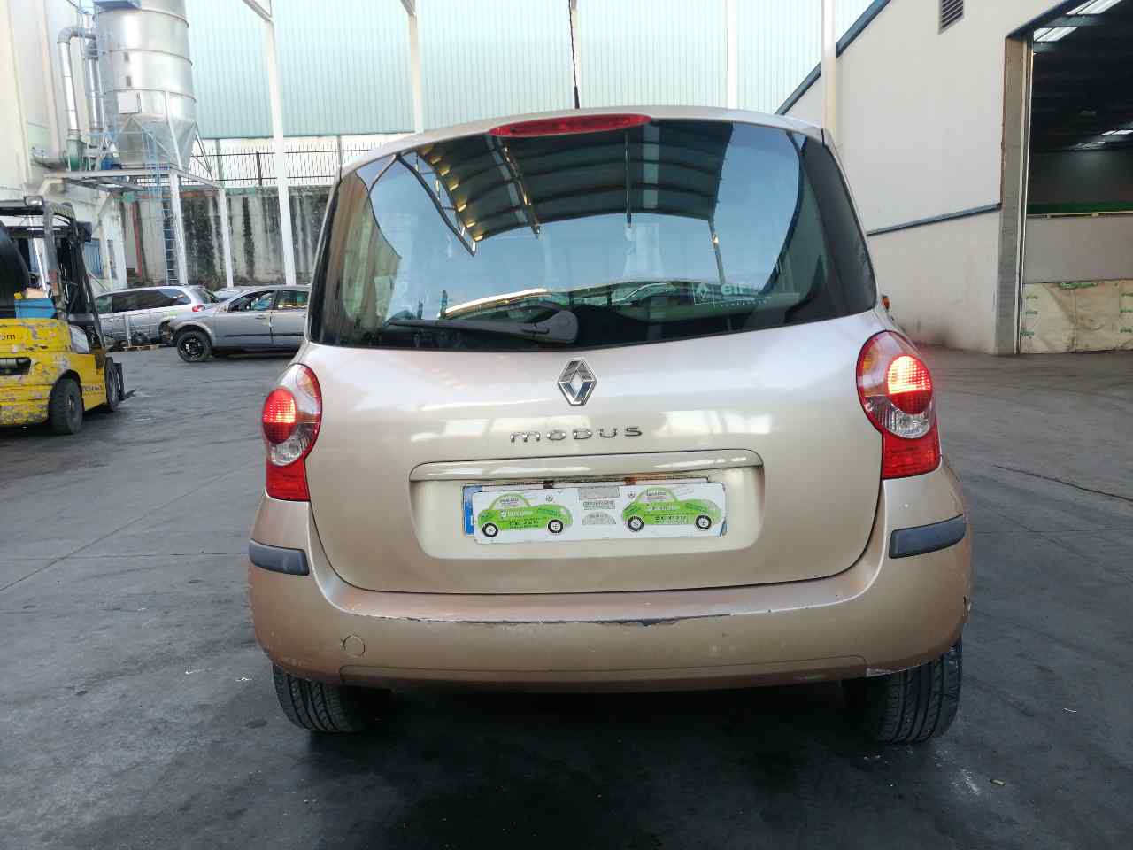 RENAULT Modus 1 generation (2004-2012) Galinė kairė vidinė atidarymo rankelėlė 5PUERTAS, 8200730861+ 19777972