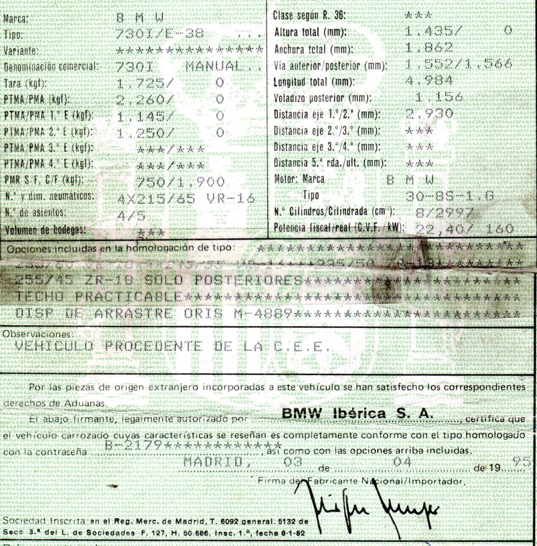 TOYOTA 7 Series E38 (1994-2001) Фортка передней правой двери 43R000982, DOT36AS2M24 19810436