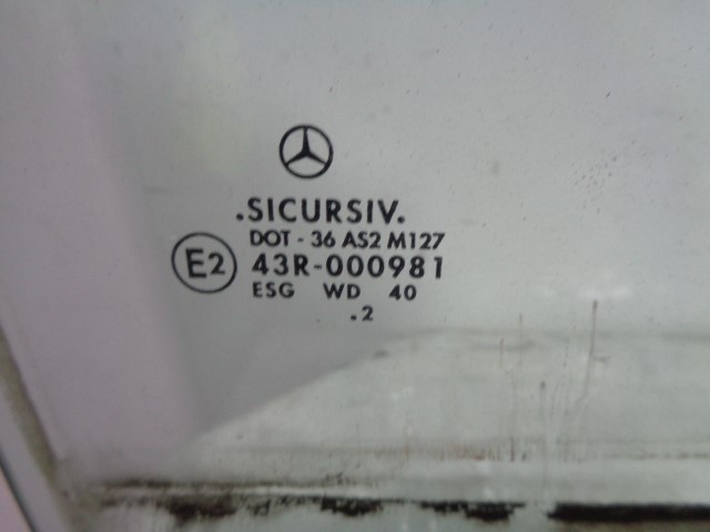 MERCEDES-BENZ Vito W638 (1996-2003) Front Right Door Window DOT36AS2M127, 43R000981, DOT36AS2M127 21698235