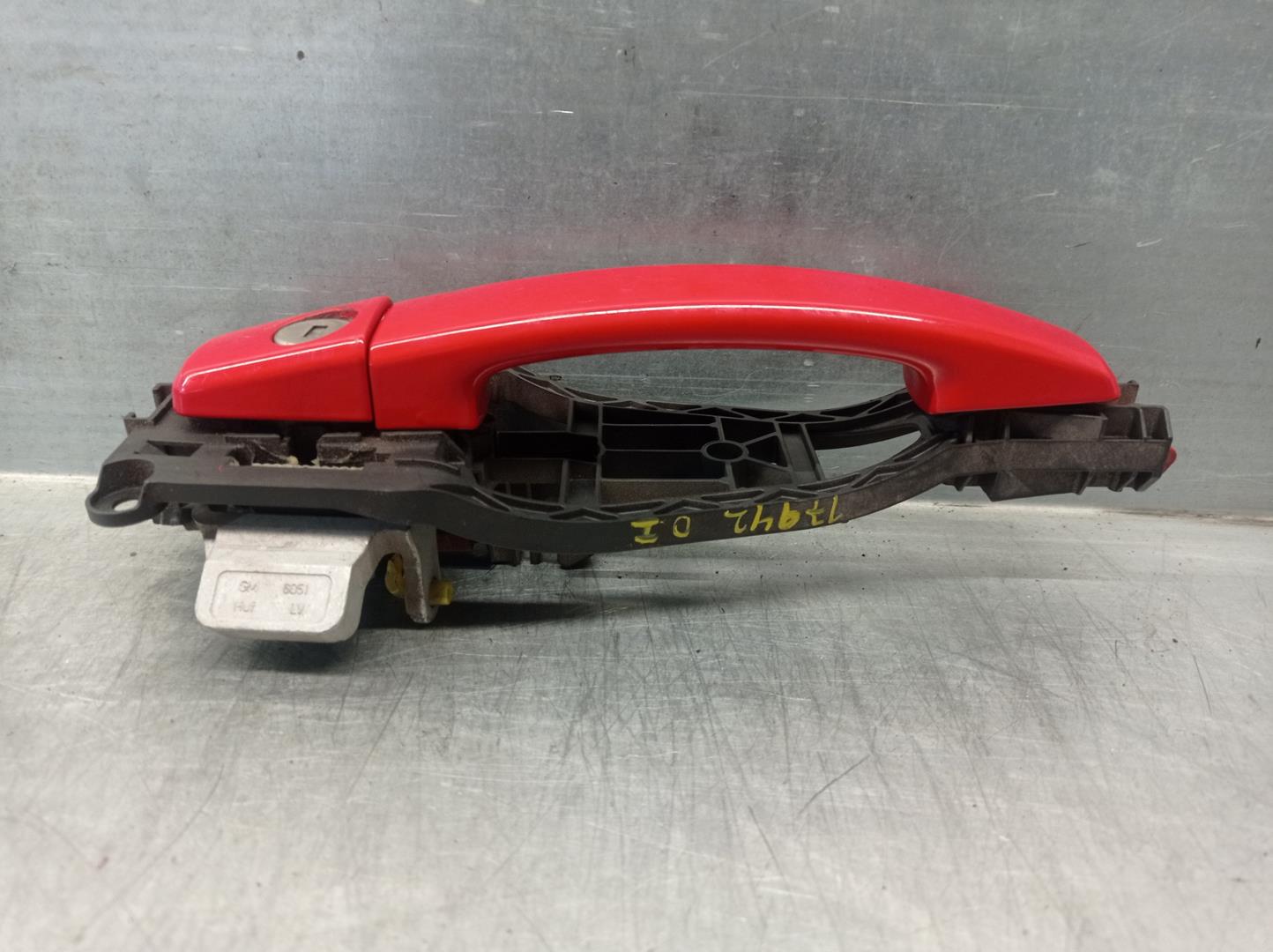 OPEL Corsa D (2006-2020) Front Left Door Exterior Handle 138685, ROJO, 5PUERTAS 24144780