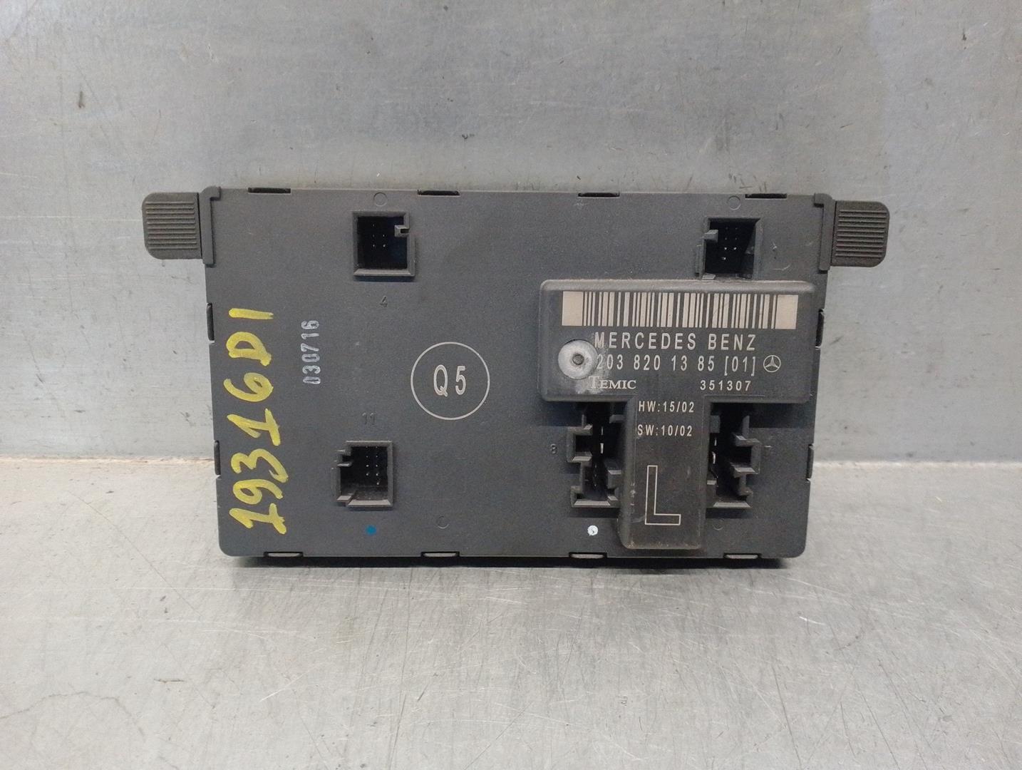 MERCEDES-BENZ C-Class W203/S203/CL203 (2000-2008) Other Control Units 2038201385, TEMIC 24178830