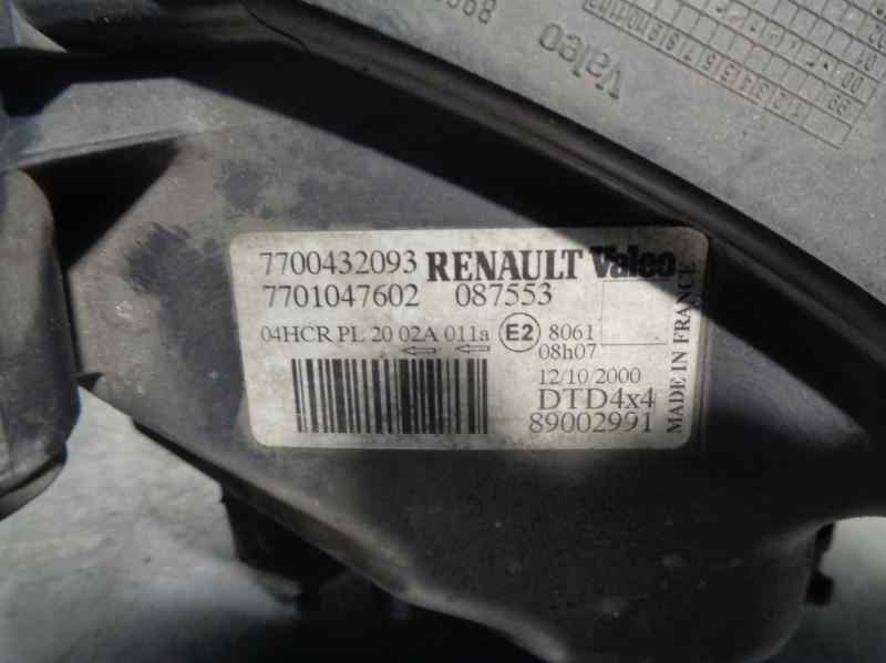 RENAULT Scenic 1 generation (1996-2003) Фара передняя правая 7700432093, 5PUERTAS 19688584