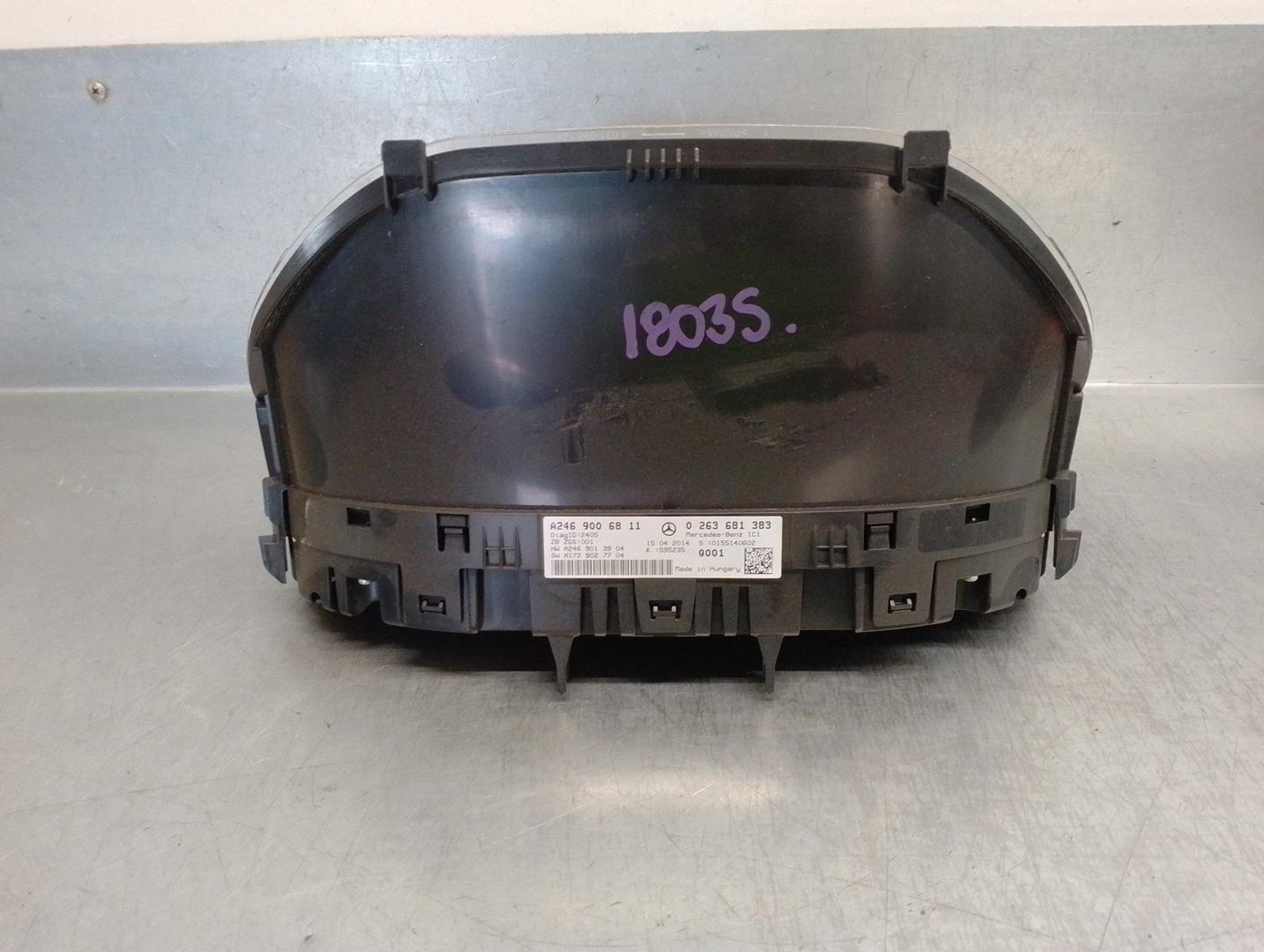 MERCEDES-BENZ B-Class W246 (2011-2020) Speedometer A2469006811,0263681383 24147042