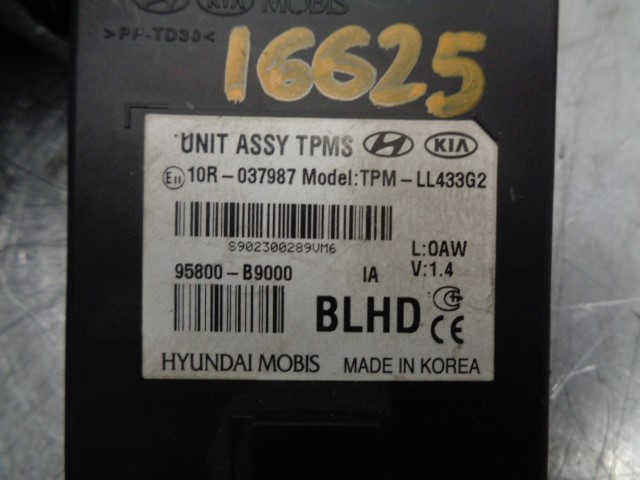 HYUNDAI i10 2 generation (2013-2019) Immobiliser control unit MOBIS, MOBIS+10R037987 19846986