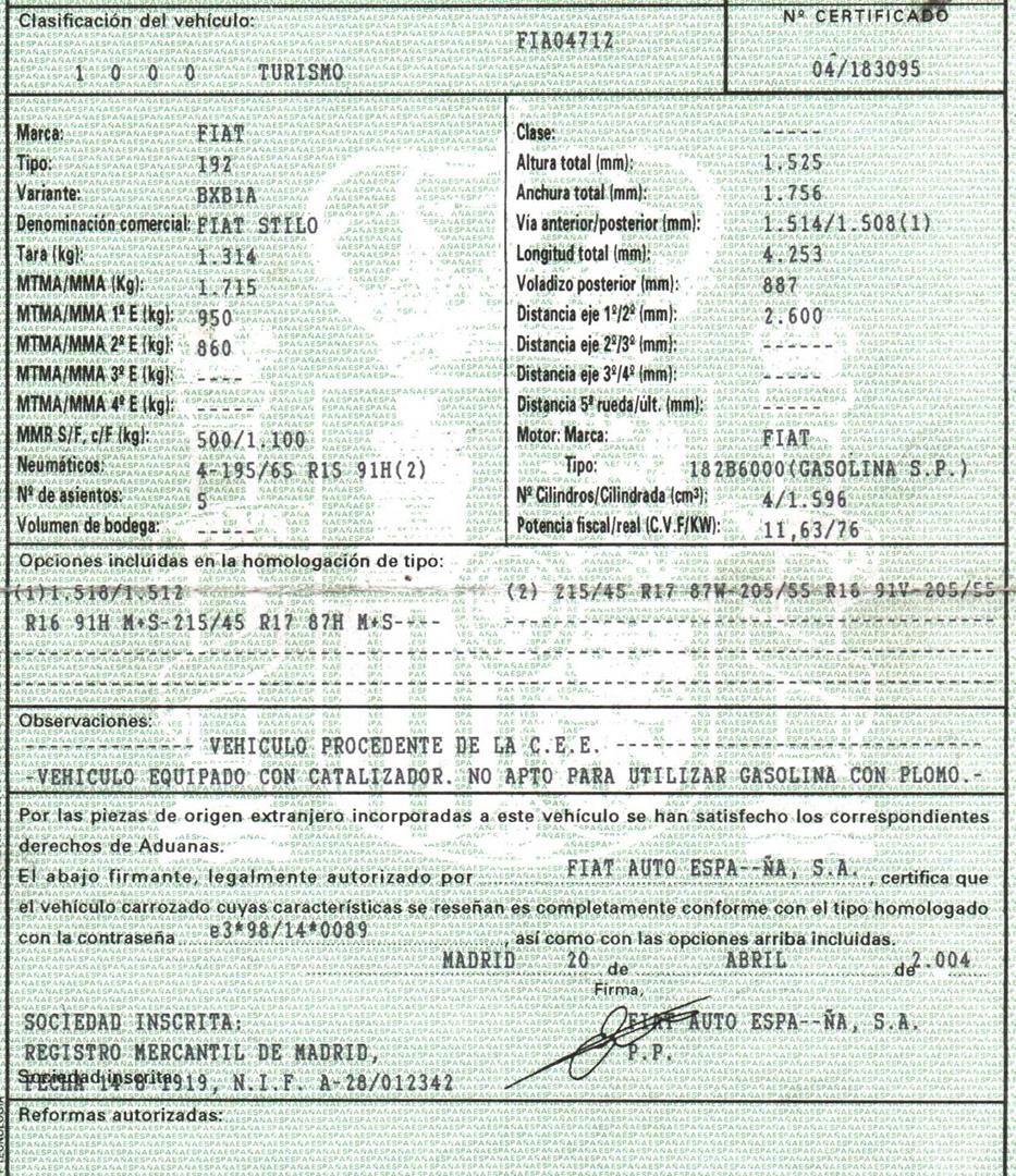 FIAT Stilo 1 generation (2001-2010) Πηνίο υψηλής τάσης BAE403B,B920,CHAMPION 20800790