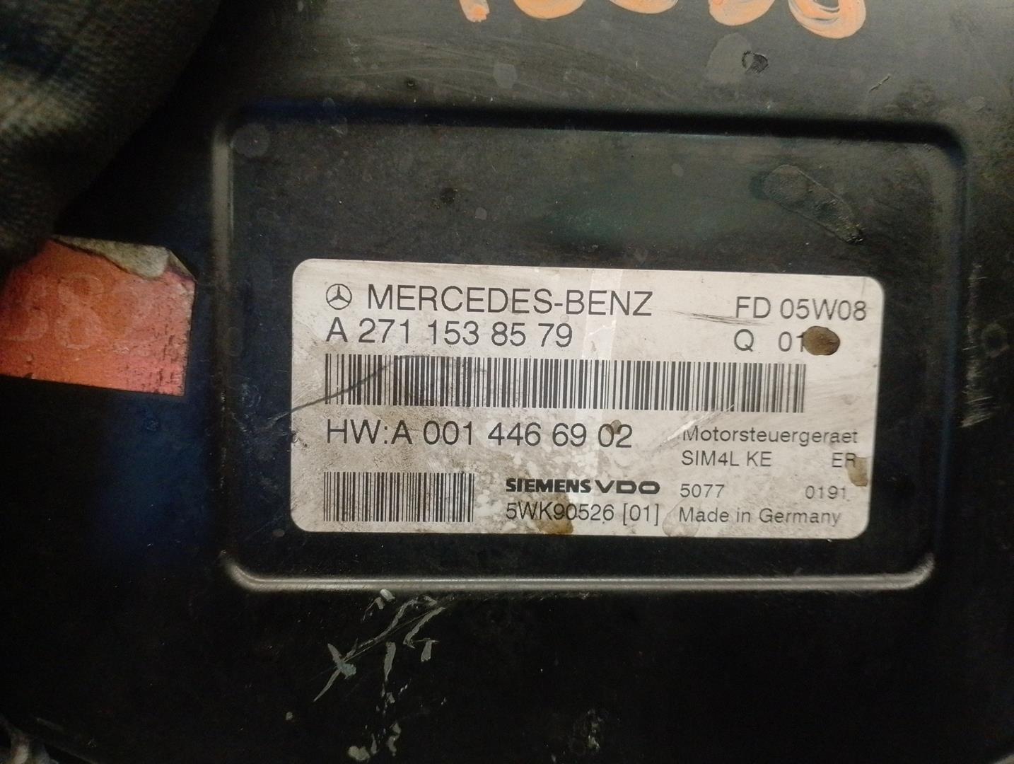 MERCEDES-BENZ CLK AMG GTR C297 (1997-1999) Engine Control Unit ECU A2711538579, 5WK90526, SIEMENS 21728275