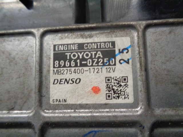 TOYOTA Auris 1 generation (2006-2012) Calculateur d'unité de commande du moteur 24123950