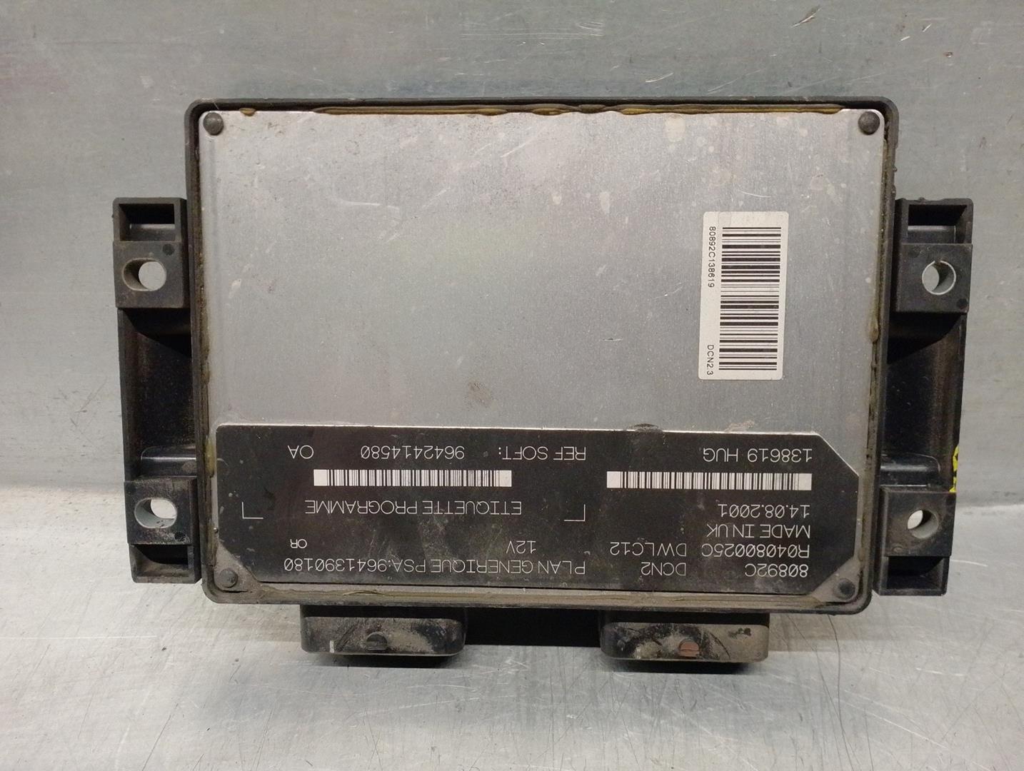 CITROËN Berlingo 1 generation (1996-2012) Engine Control Unit ECU 9642414580,R04080025C,LUCAS 21710243