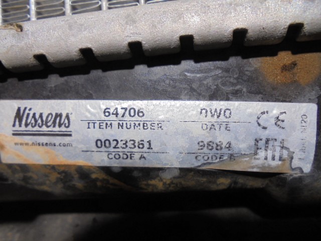 TOYOTA RAV4 1 generation (XA10) (1994-2000) Охлаждающий радиатор 164007A111, 64706, NISSENS 19785364