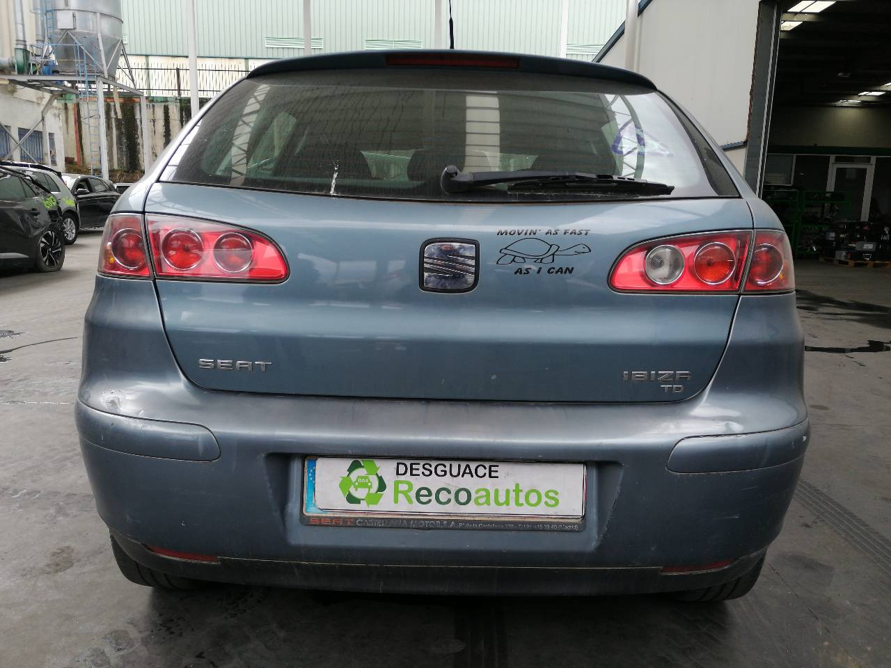 SEAT Ibiza 3 generation (2002-2008) Priekinis kairys saugos diržas 6L4857705E, CONPRETENSOR, 5PUERTAS 24222936