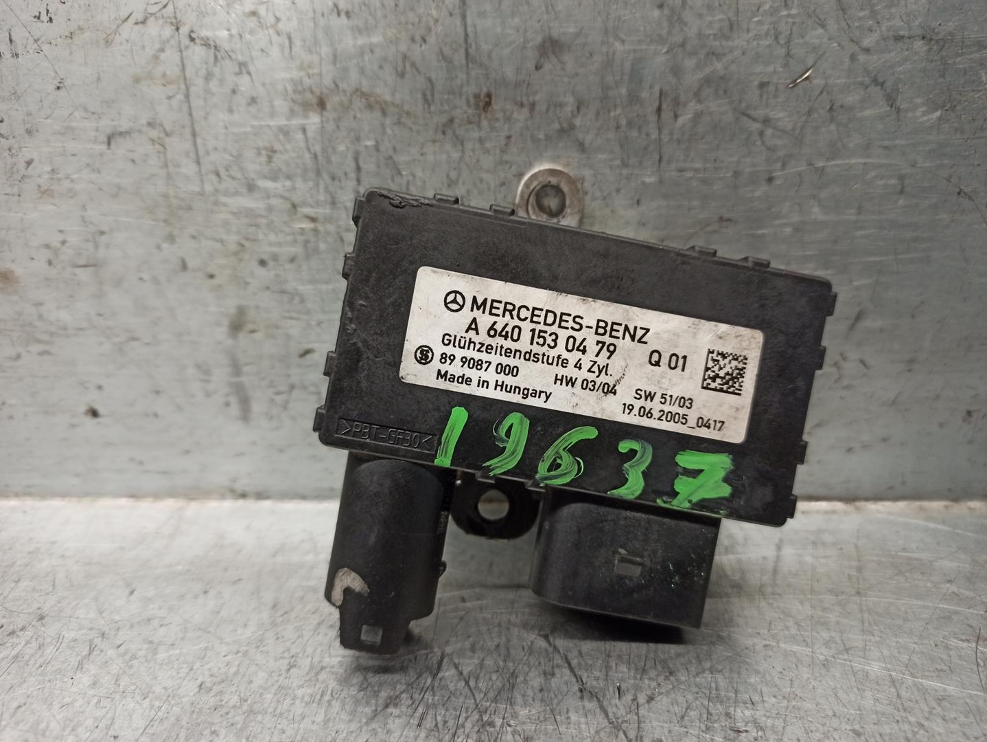 MERCEDES-BENZ A-Class W169 (2004-2012) Relays A6401530479, 899087000 24201951