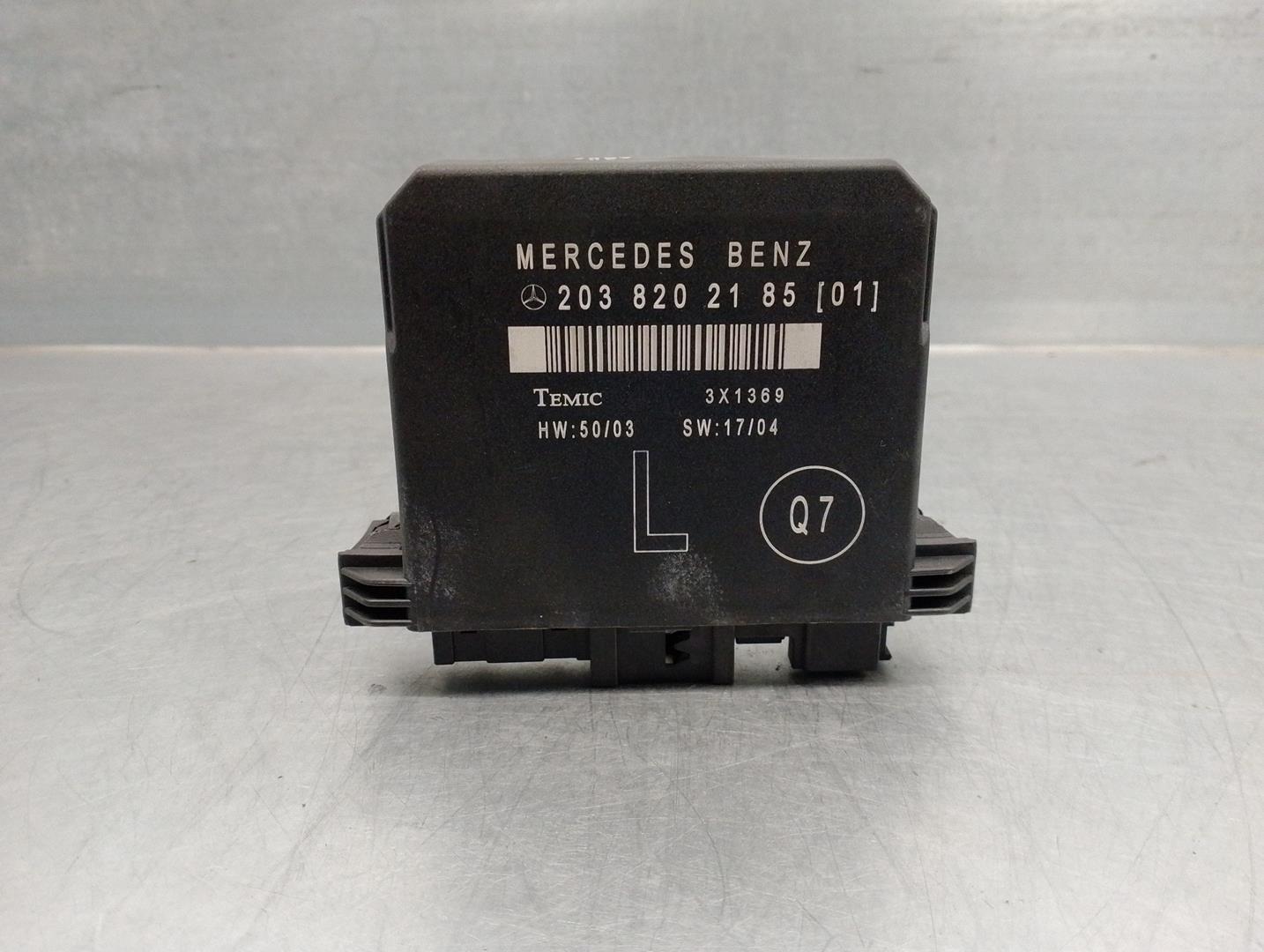 MERCEDES-BENZ C-Class W203/S203/CL203 (2000-2008) Other Control Units 2038202185, 3X1369, TEMIC 19916568