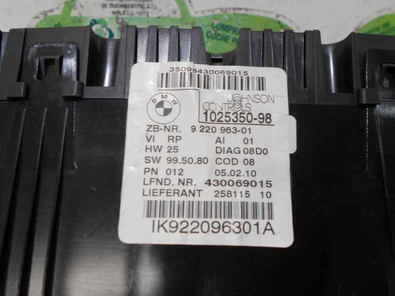 BMW 3 Series E90/E91/E92/E93 (2004-2013) Vitezometru JOHNSONCONTROLS 19562325