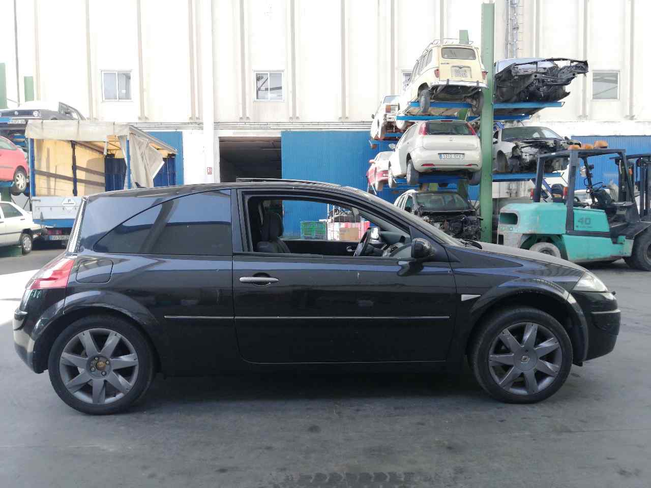 RENAULT Megane 2 generation (2002-2012) Aizmugurējais buferis NEGRO, 3PUERTAS, 7701474486+ 19823533