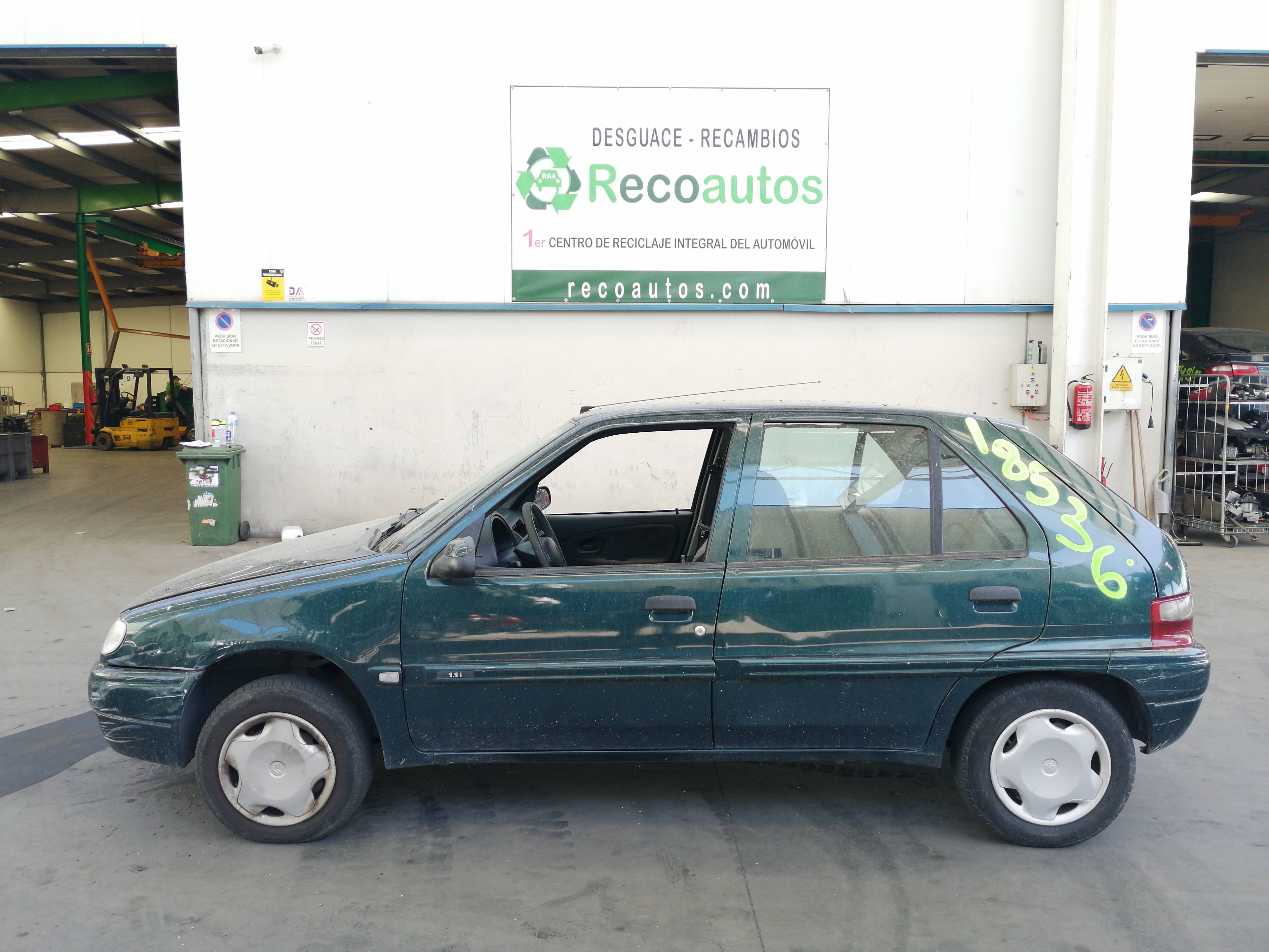 OPEL Saxo 2 generation (1996-2004) Aripa dreapta față +VERDE 21720223