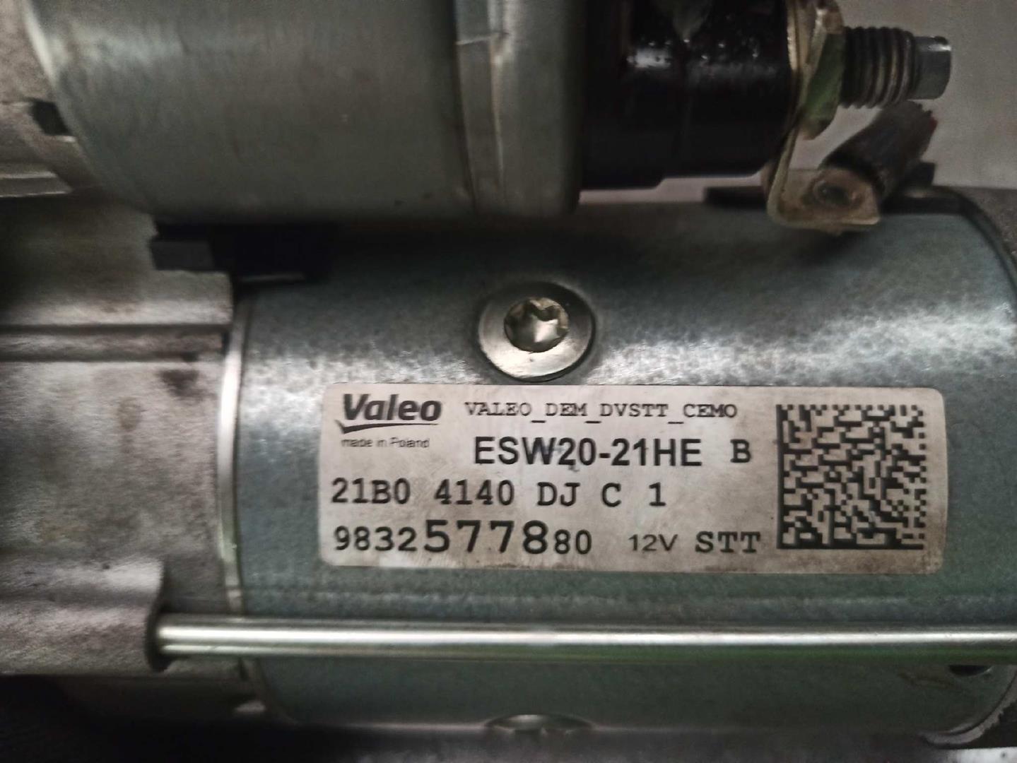 CITROËN C4 Cactus 1 generation (2014-2024) Starter Motor 9832577880, ESW2021HE, VALEO 19759492