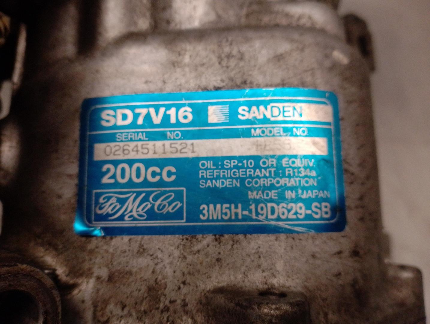 FORD Focus 2 generation (2004-2011) Hасос кондиционера 3M5H19D629SB,1255,SANDEN 24202857