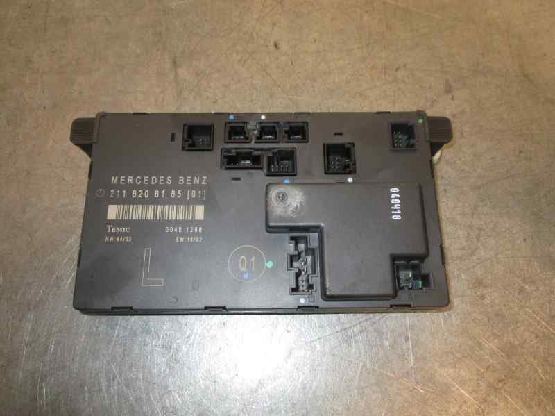 MERCEDES-BENZ E-Class W211/S211 (2002-2009) Other Control Units TEMIC,TEMIC+00401298 19614862