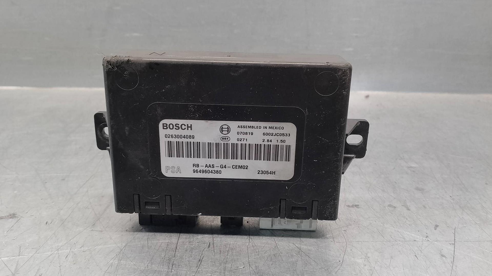 PEUGEOT 607 1 generation (2000-2008) Other Control Units 9649604380, 0263004089 23757753