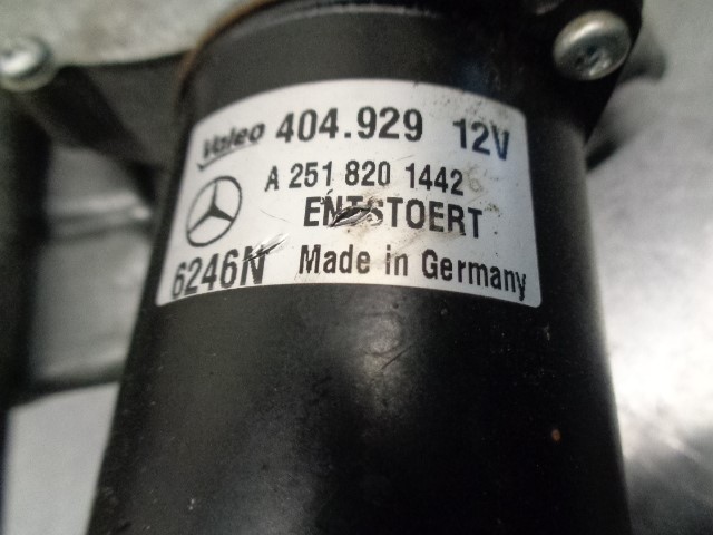 MERCEDES-BENZ R-Class W251 (2005-2017) Forrudeviskermekanisme A2518201442, 404929, VALEO 19851795