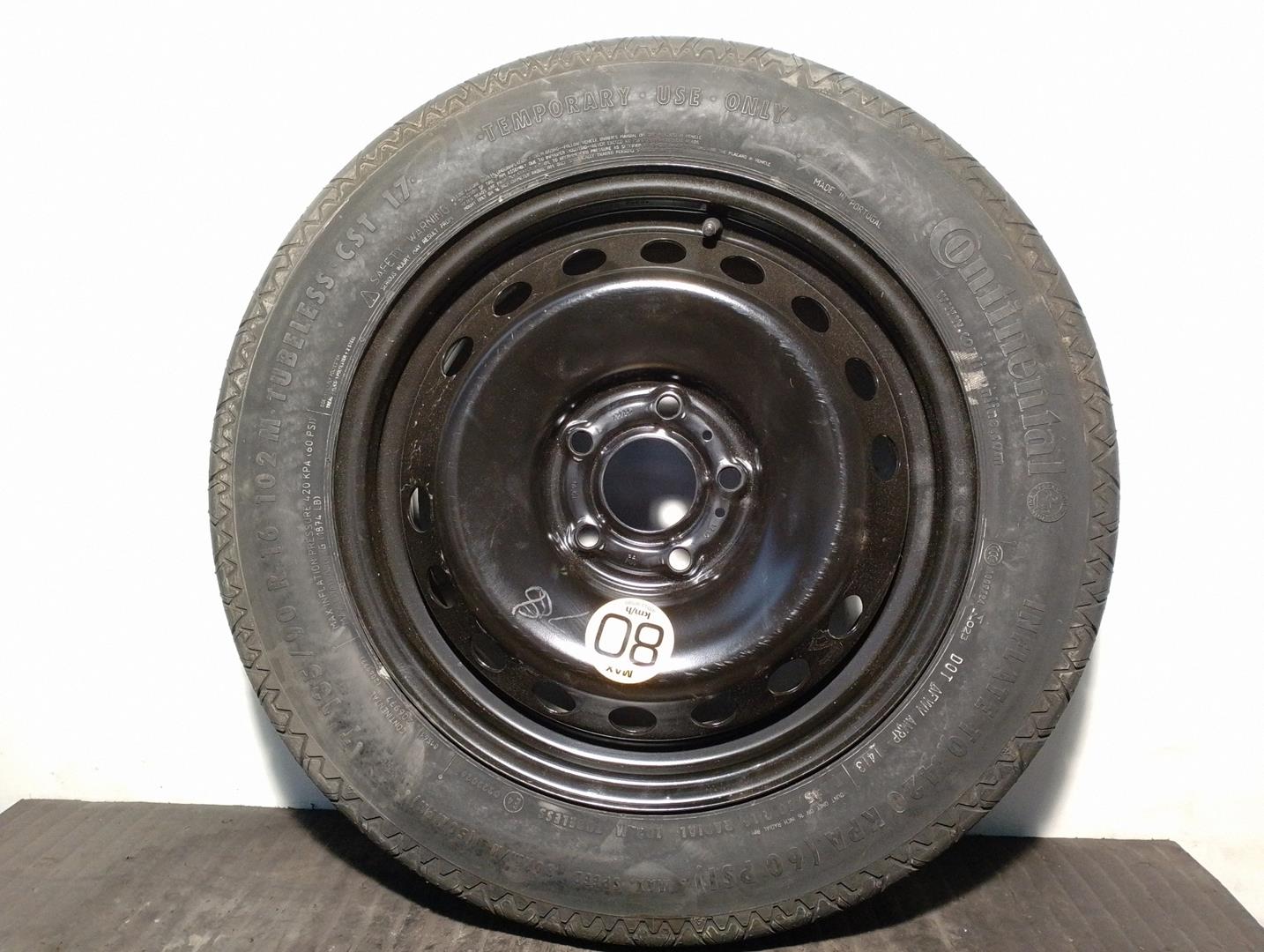 CITROËN C4 Picasso 2 generation (2013-2018) Spare Wheel 5401T5, T13590R16102M, CONTINENTAL 24193068