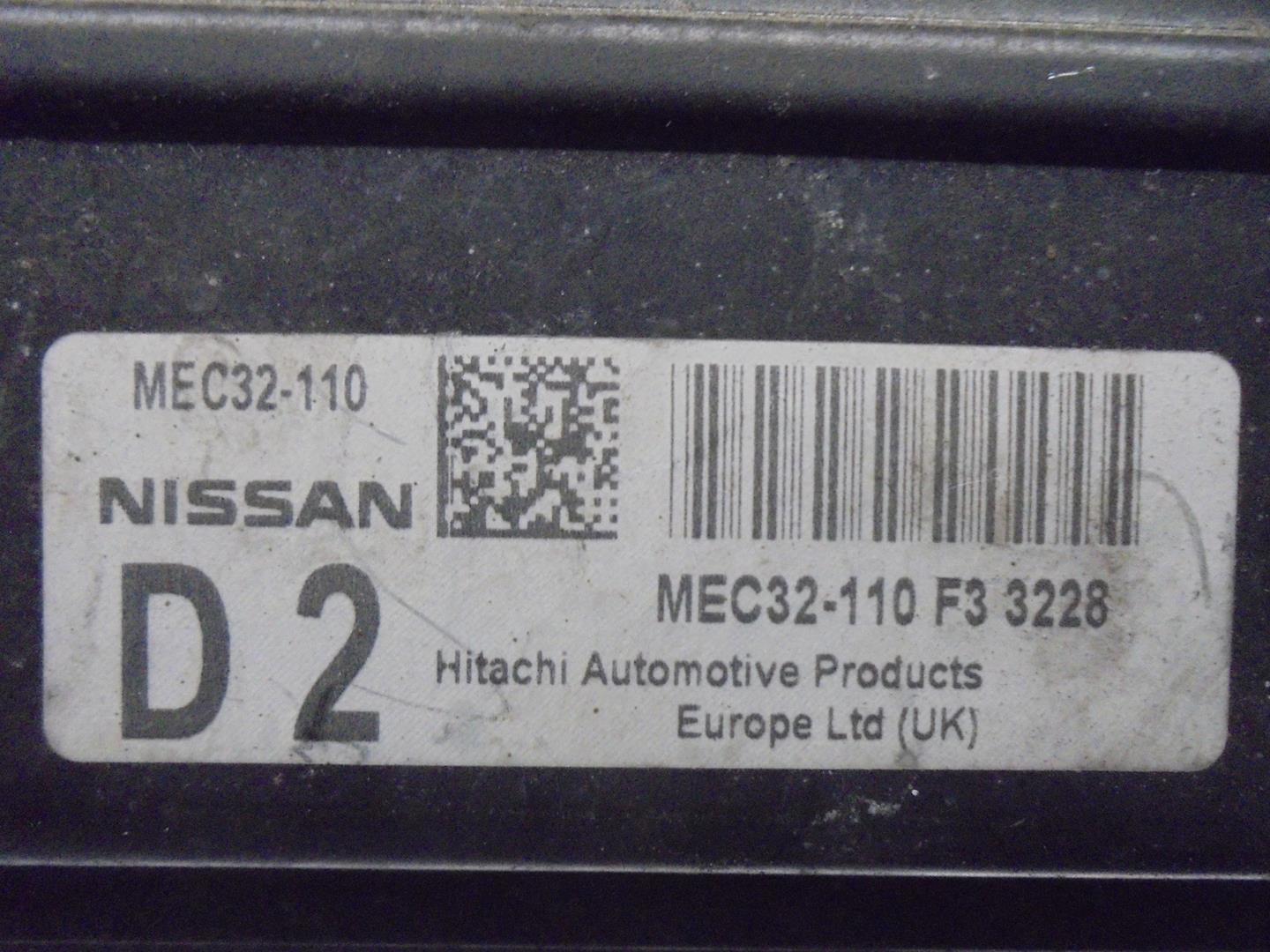 NISSAN Micra K12 (2002-2010) Motorkontrolenhed ECU MEC32110 24190746