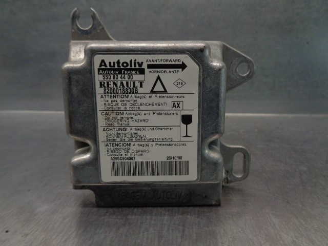 KIA Laguna 2 generation (2001-2007) SRS Control Unit 550804400, AUTOLIV, 8200018830B+ 19805591