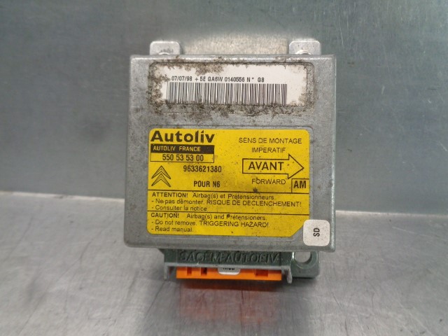 RENAULT Xsara 1 generation (1997-2004) SRS Control Unit 550535300,AUTOLIV,9633621380+ 19822522