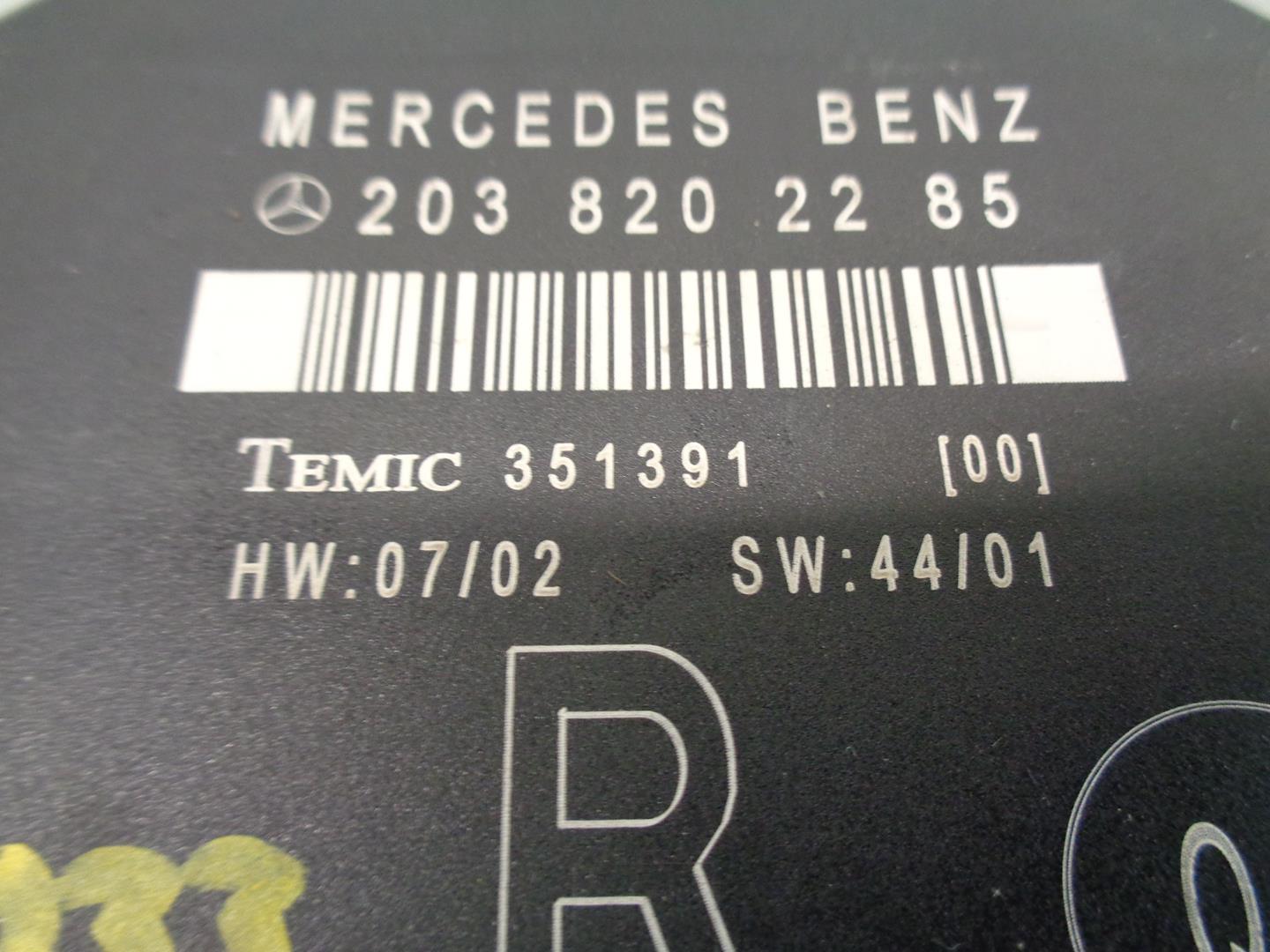 MERCEDES-BENZ C-Class W203/S203/CL203 (2000-2008) Kiti valdymo blokai 2038202285 19761280