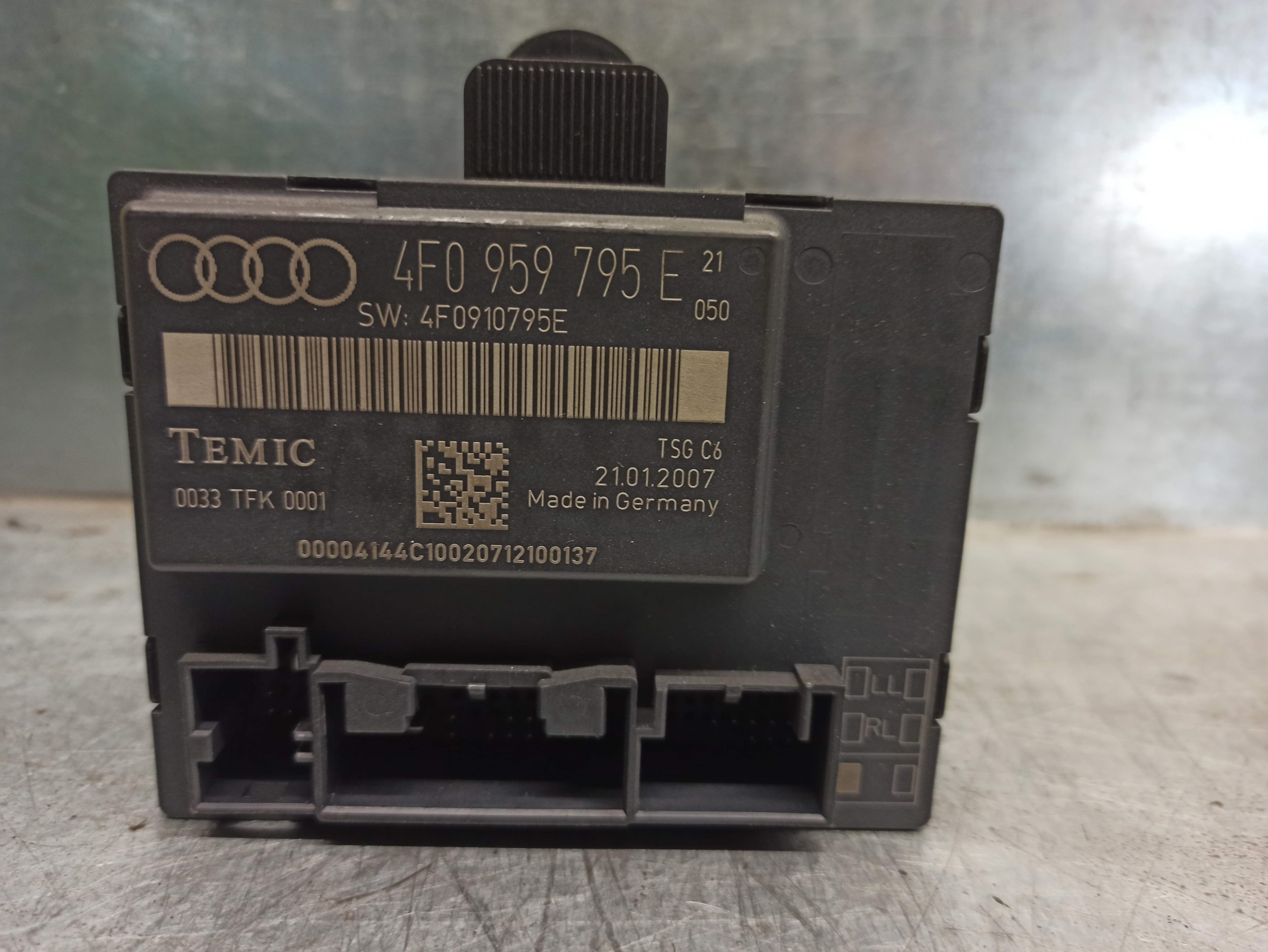 DODGE A6 allroad C6 (2006-2011) Other Control Units TEMIC, TEMIC+ 19790655