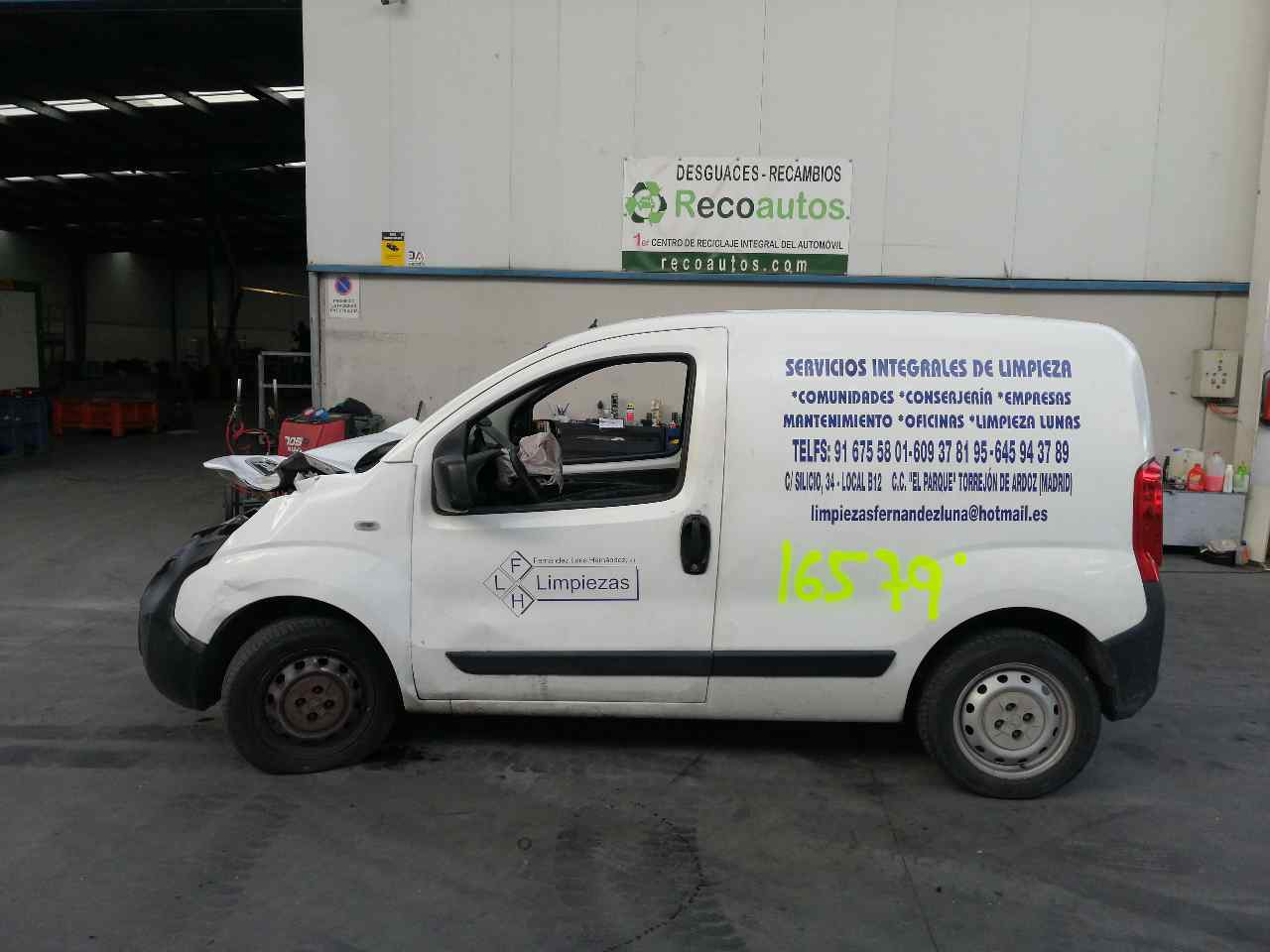 PEUGEOT Bipper 1 generation (2008-2020) Aizmugurējā bagāžnieka slēdzene INFERIOR, 4PUERTAS 19845312