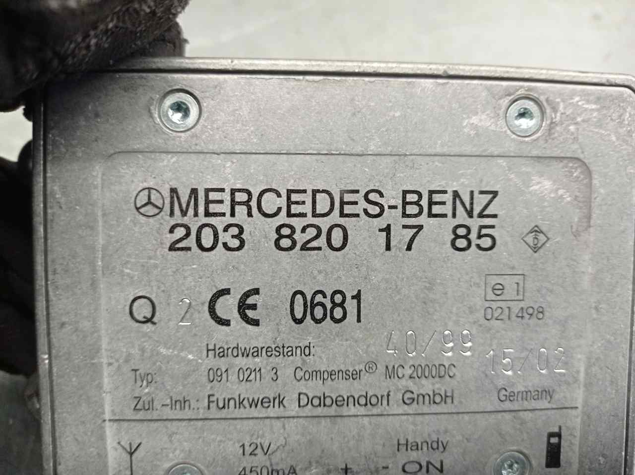 MERCEDES-BENZ S-Class W220 (1998-2005) Усилитель звука 2038201785 19842537