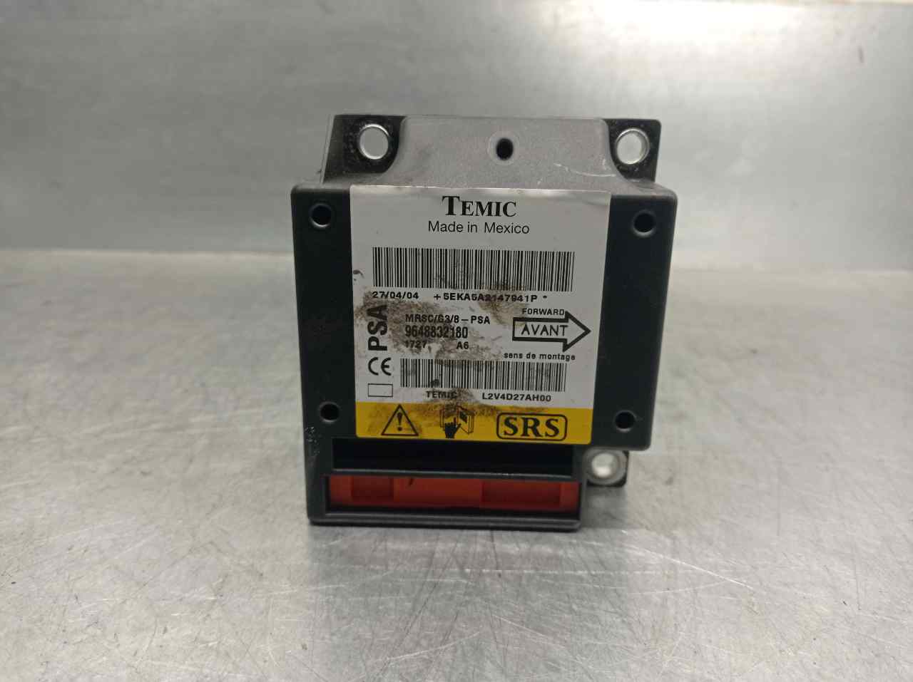 FIAT 607 1 generation (2000-2008) SRS Control Unit 9648832180 19794732