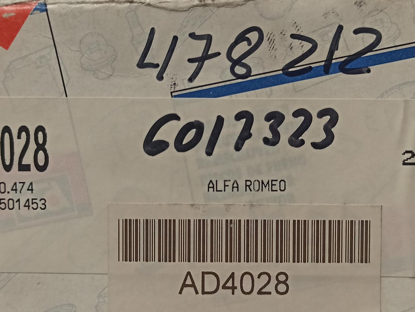 ALFA ROMEO 33 905 (1983-1990) Galinis dešinys stabdžių diskas 6017323 24189521