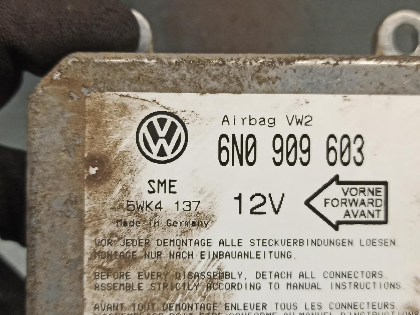 VOLKSWAGEN Golf 3 generation (1991-1998) SRS Control Unit 6N0909603,5WK4137,SME 24210201