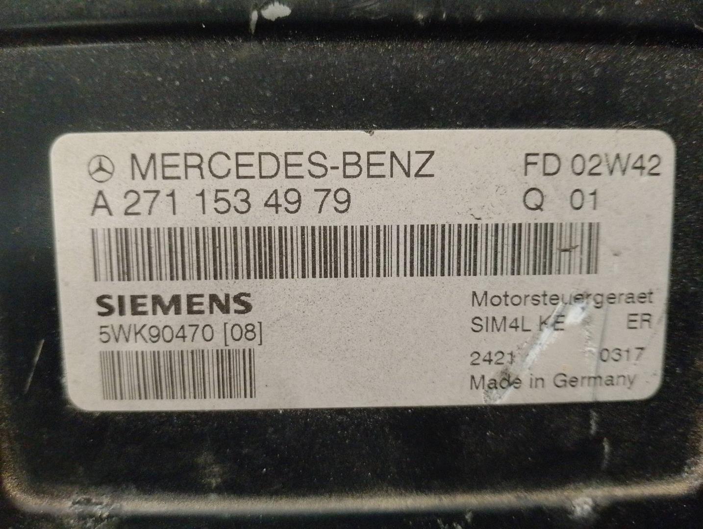 MERCEDES-BENZ C-Class W203/S203/CL203 (2000-2008) Engine Control Unit ECU A2711534979, 5WK90470, SIEMENS 24474275