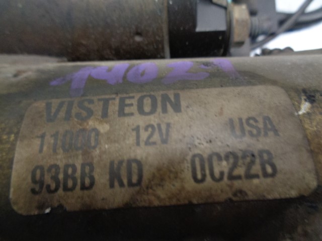 BMW Mondeo 1 generation (1993-1996) Starter Motor VISTEON, VISTEON+ 19767586